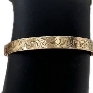 Vintage British Rolled 9CT Gold Children’s Bracelet